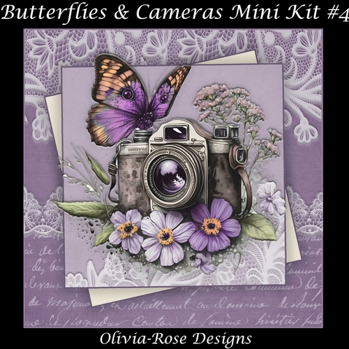 Butterflies & Cameras Mini Kit #4