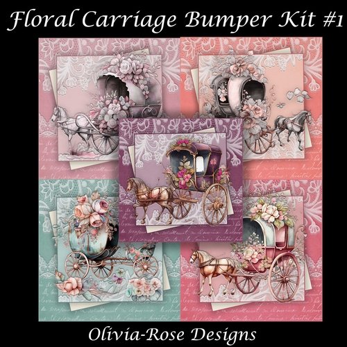 Floral Carriage Bumper Kit #1