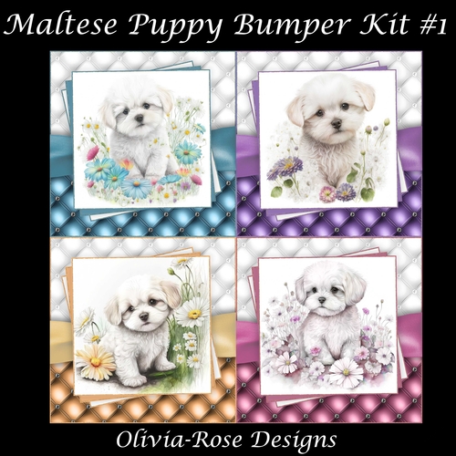 Maltese Puppy Bumper Kit #1
