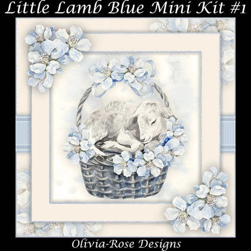 Little Lamb Blue Mini Kit #1