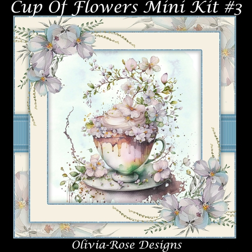 Cup Of Flowers Mini Kit#3