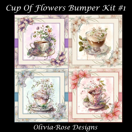 Cup Of Flowers Bumper Kit#1