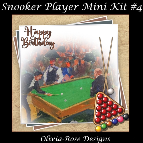 Snooker Player Mini Kit #4   
