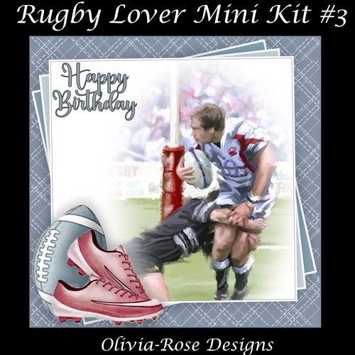 Rugby Lover  Mini Kit #3    