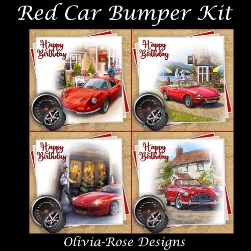 Red Car Bumper Kit    