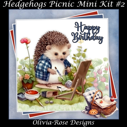 Hedgehogs Picnic Mini Kit #2   