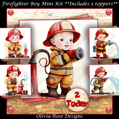 Firefighter Boy Mini Kit 