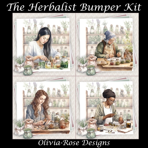 The Herbalist Bumper Kit   **Includes card front with no decoupage**  