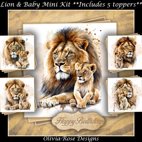 Lion & Baby Mini Kit 
