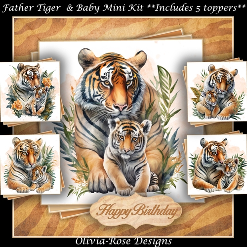 Father & Baby Tiger Mini Kit 