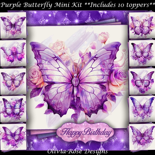 Purple Butterfly Mini Kit 