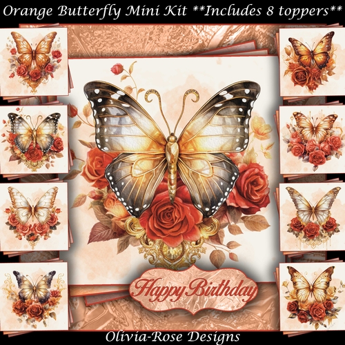 Orange Butterfly Mini Kit 