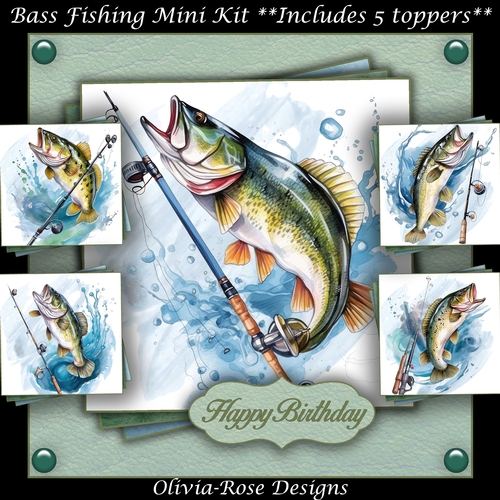 Bass Fishing Mini Kit 