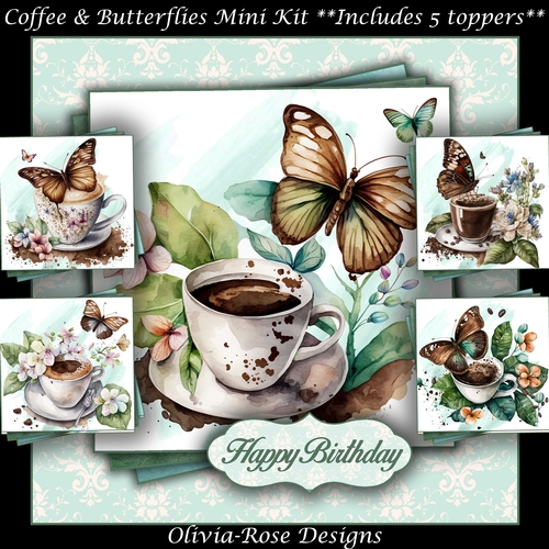 Coffee & Butterflies Mini Kit 