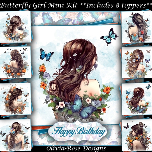 Butterfly Girl Mini Kit  