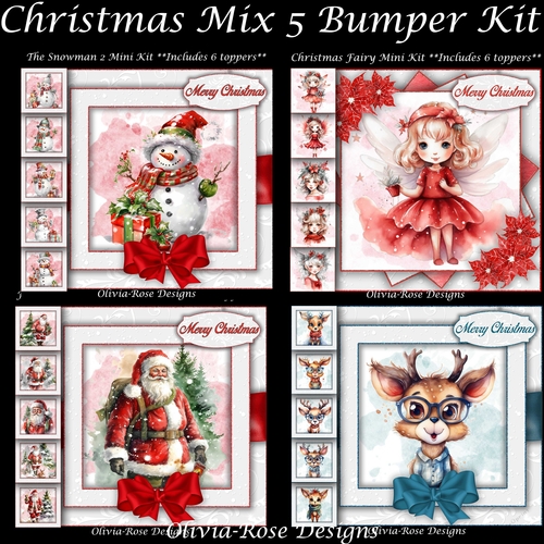 Christmas Mix 5 Bumper Kit 7X7