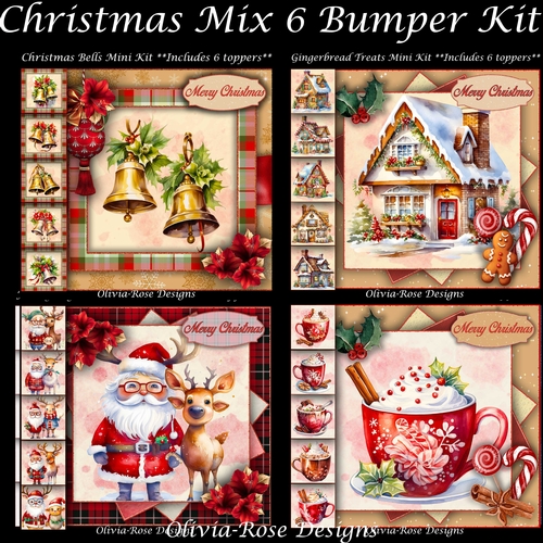 Christmas Mix 6 Bumper Kit 7X7