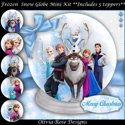 Frozen Snow Globe Mini Kit    7X7