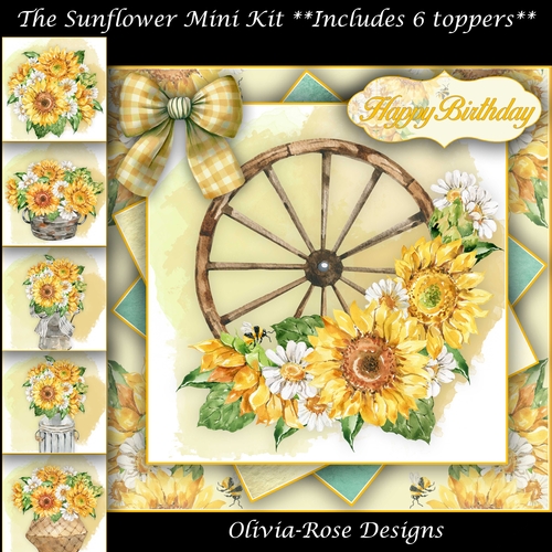  The Sunflower Mini Kit    7X7