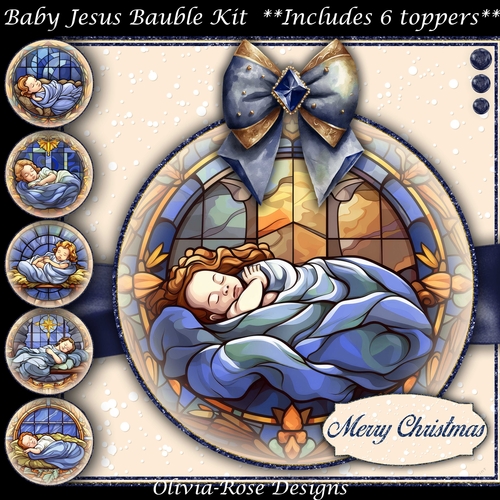Baby Jesus Bauble Mini Kit    7X7