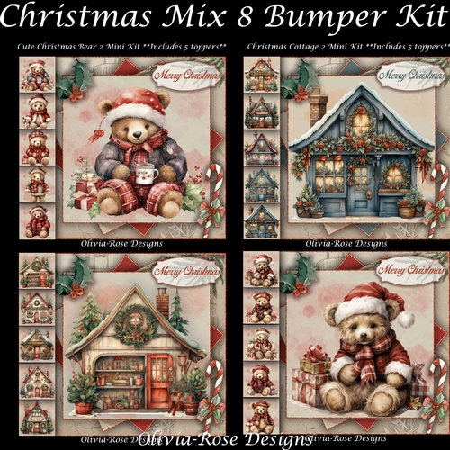  Christmas Mix 8 Bumper Kit   7X7