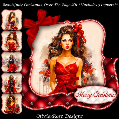 Beautifully Christmas Over The Edge Mini Kit   
