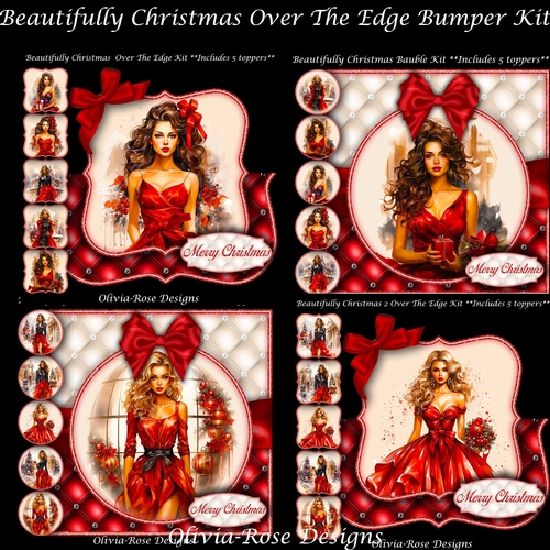 Beautifully Christmas Over The Edge Bumper Kit  