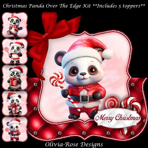 Christmas Panda Over The Edge Mini Kit  