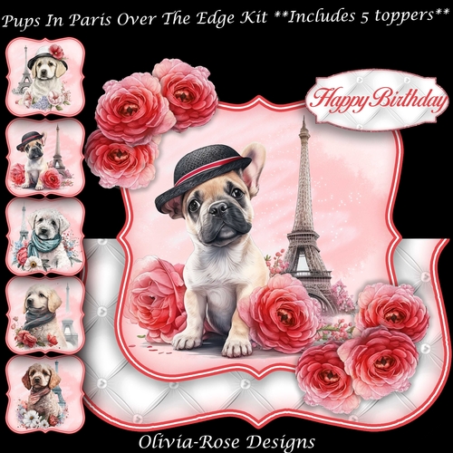 Pups In Paris  Over The Edge Mini Kit  