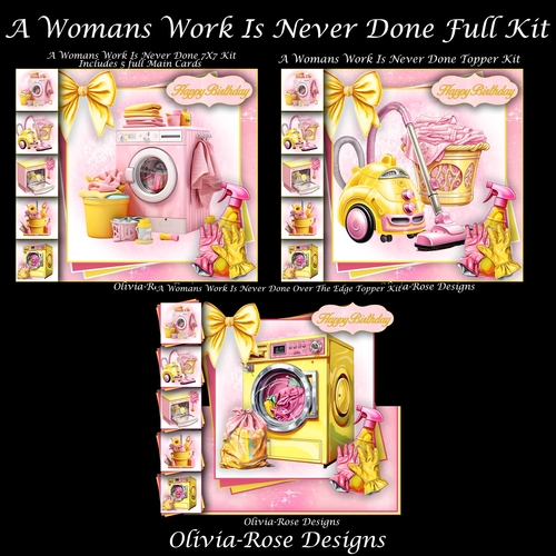 A Womans Work Is Never Done Full Kit   