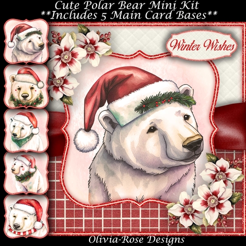 Cute Polar Bear Mini Kit   