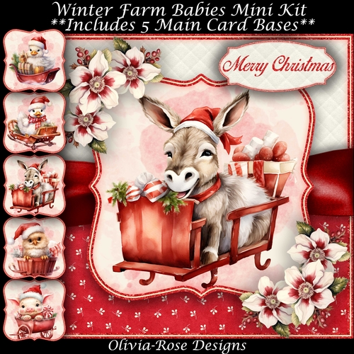 Winter Farm Babies Mini Kit   