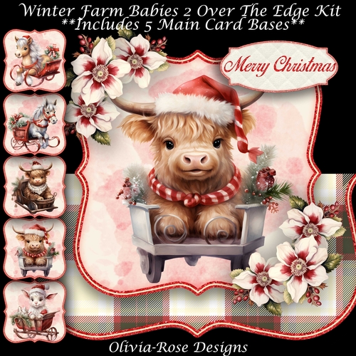 Winter Farm Babies 2 Over The Edge Mini Kit   