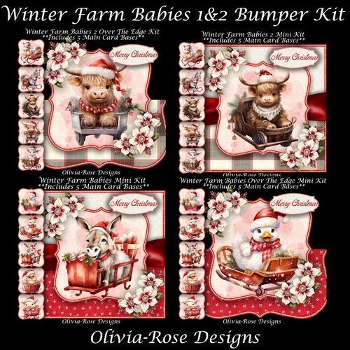 Winter Farm Babies 1&2 Bumper Kit  
