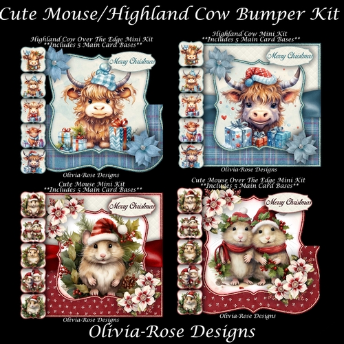 Cute Mouse/Highland Cow Bumper Kit