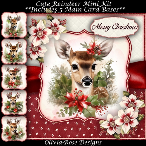 Cute Reindeer Mini Kit   