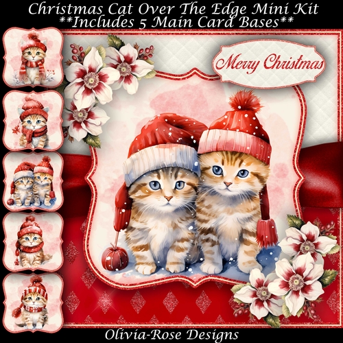 Christmas Cat Mini Kit    7X7