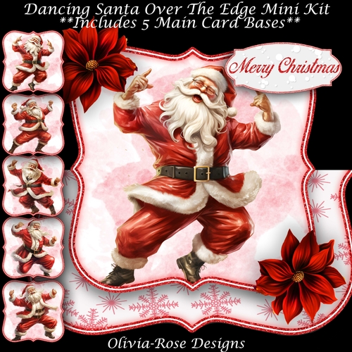 Dancing Santa Over The Edge Mini Kit   
