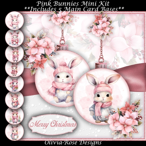 Pink Bunnies Mini Kit   