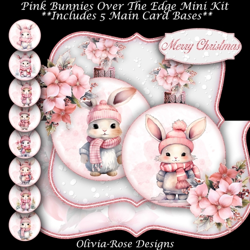 Pink Bunnies Over The Edge Mini Kit   
