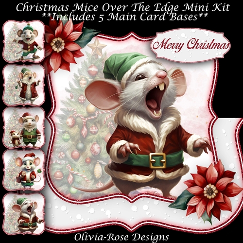 Christmas Mice Over The Edge Mini Kit   
