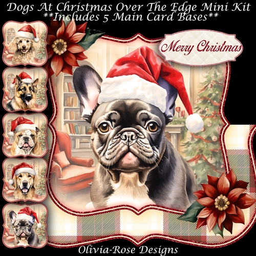 Dogs At Christmas Over The Edge Mini Kit   