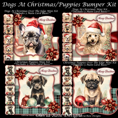 Dogs At Christmas & Christmas Puppies 