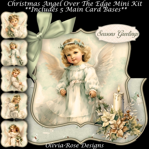 Christmas Angels Over The Edge Mini Kit   