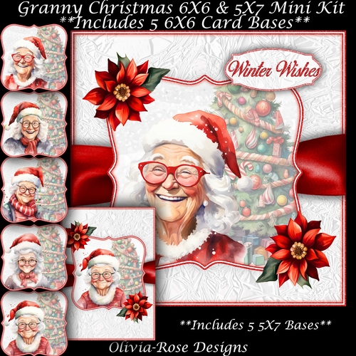 Granny Christmas Mini Kit  