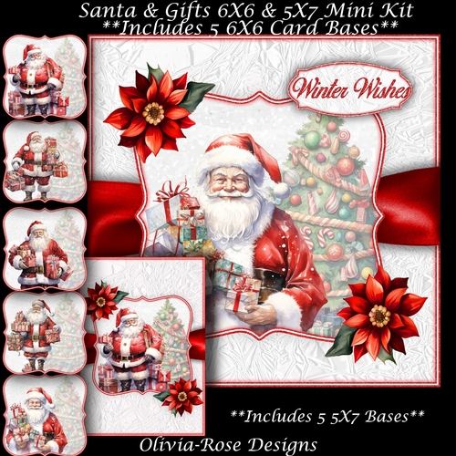 Santa & Gifts Mini Kit  