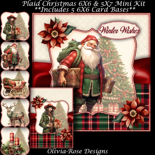 Plaid Christmas Mini Kit  