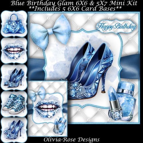 Blue Birthday Glam Mini Kit  