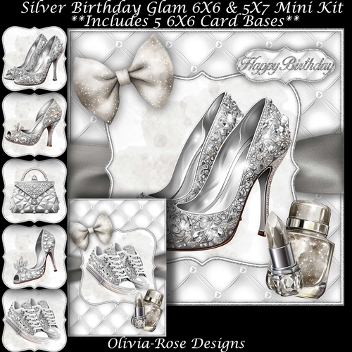 Silver Birthday Glam Mini Kit  