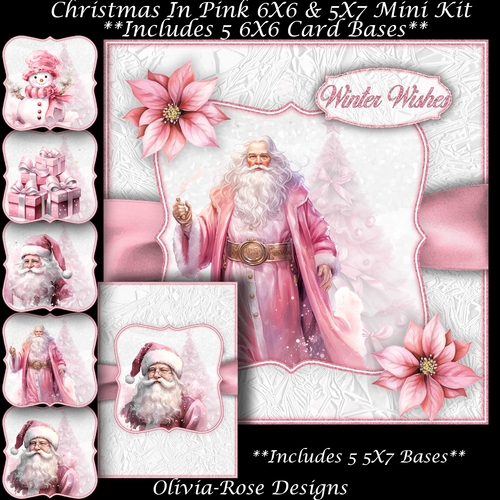 Christmas In Pink Mini Kit 